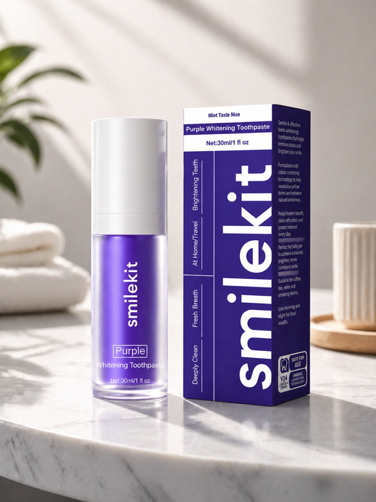 🟣 Smilekit Purple Whitening Toothpaste (30ml)